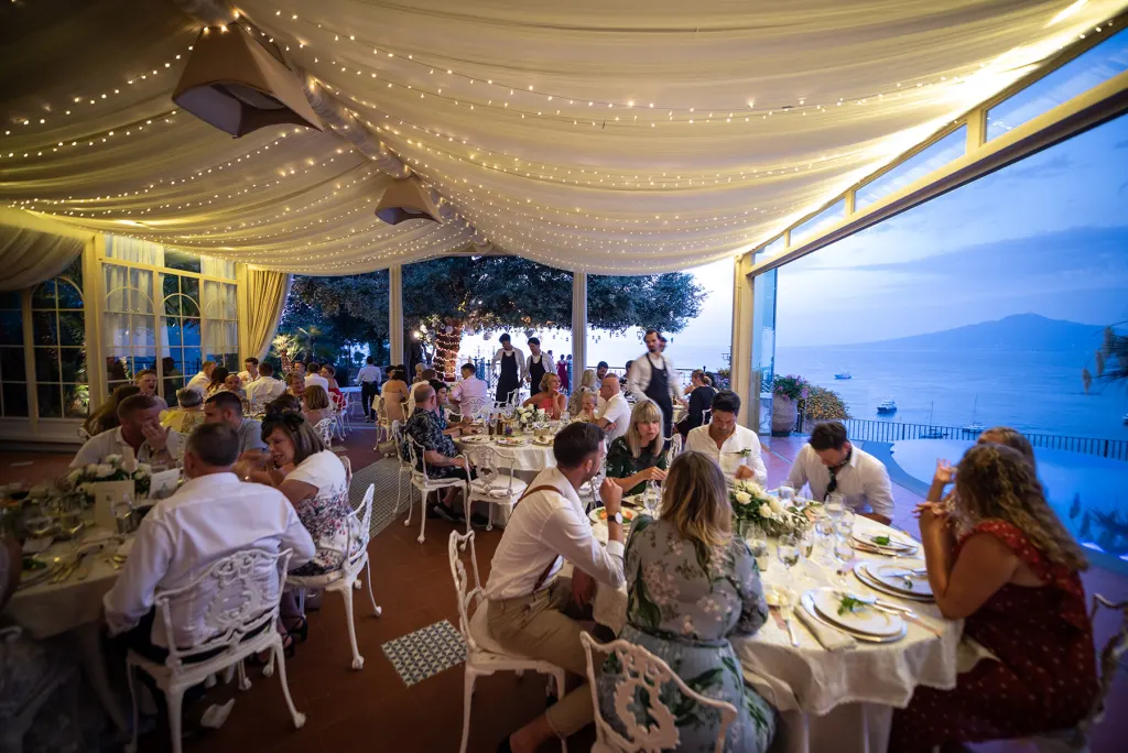 Evening atmosphere at Villa Antiche Mura