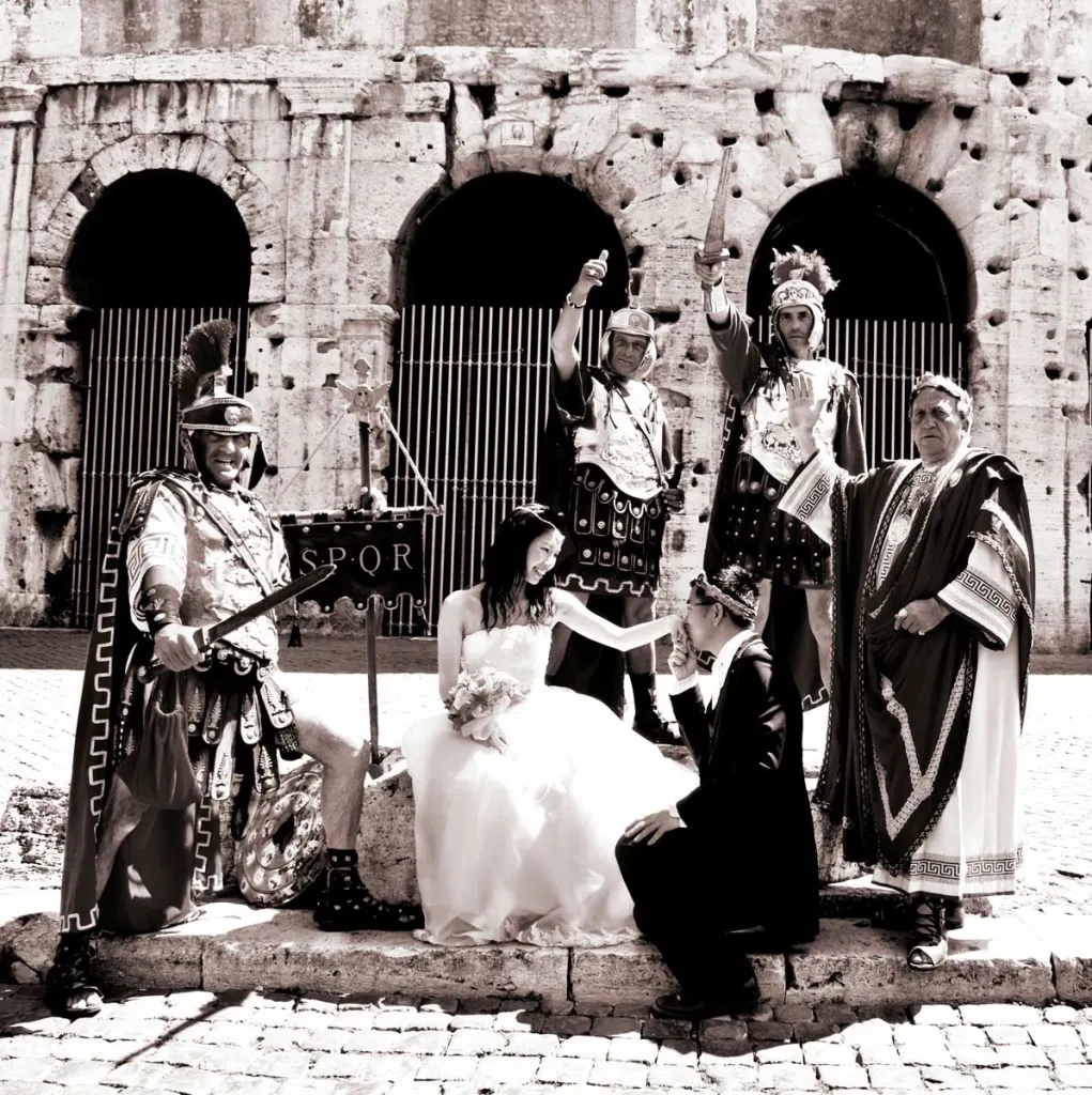 Wedding photoshoot in Rome