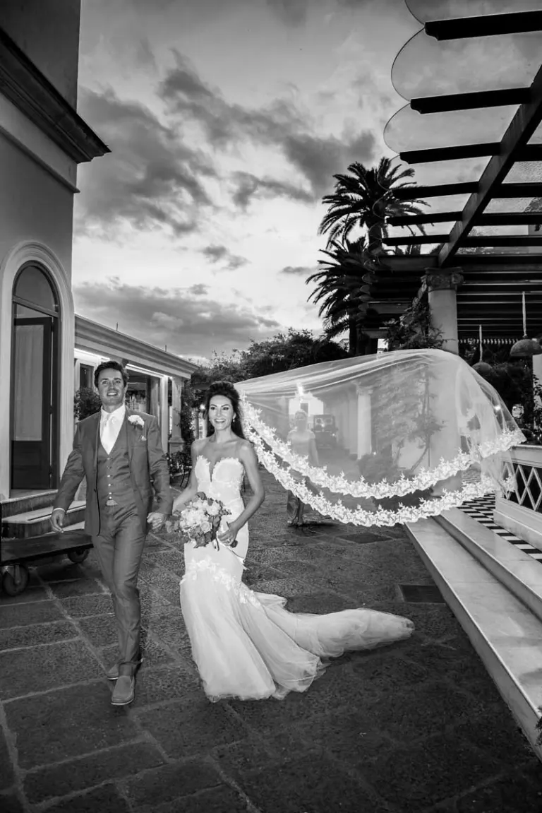 Wedding ceremony at Hotel Bellevue Syrene in Sorrento