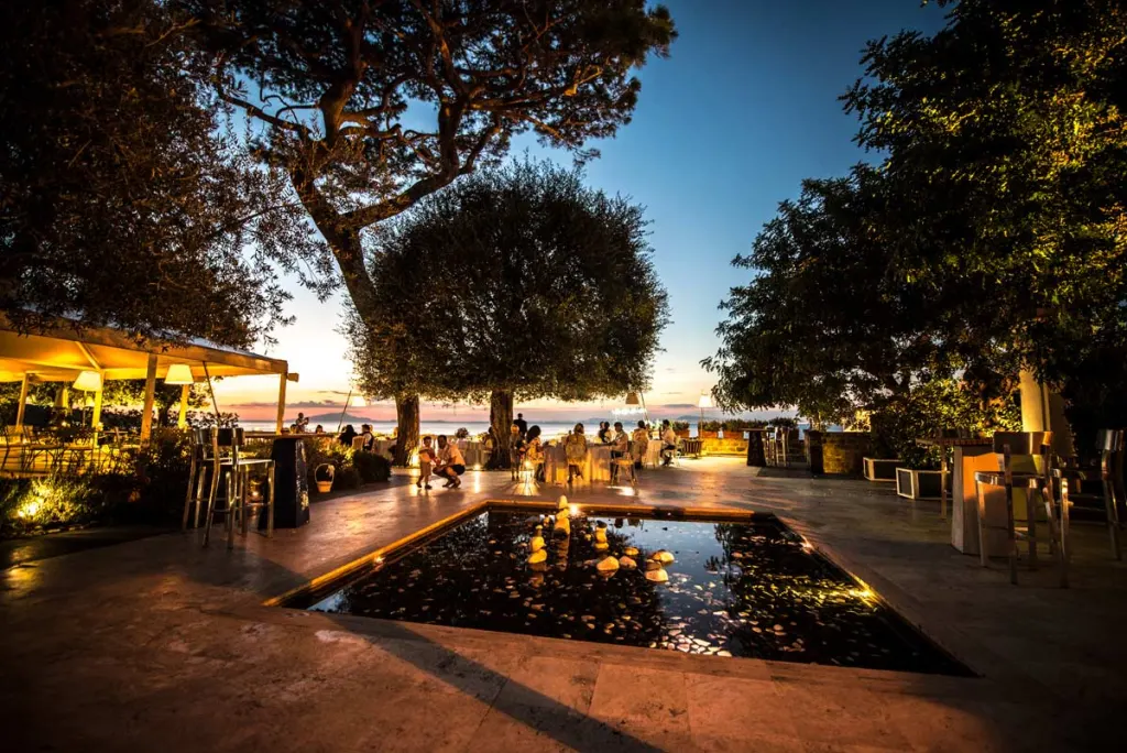 Wedding celebration at Hotel Cocumella on the Sorrento coast