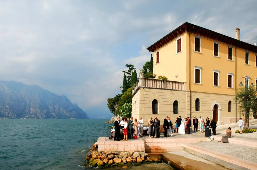 Wedding on an Italian lake