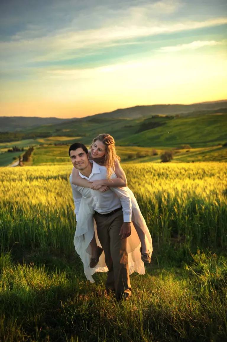 Wedding in the Val d’Orcia, Tuscany