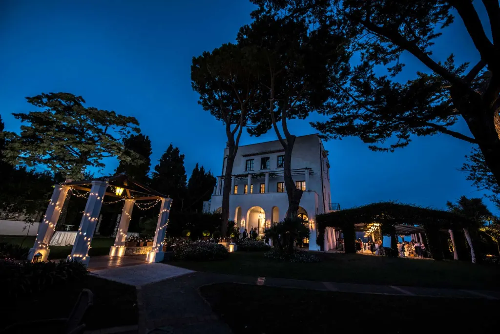Wedding reception at Villa Eva in Ravello