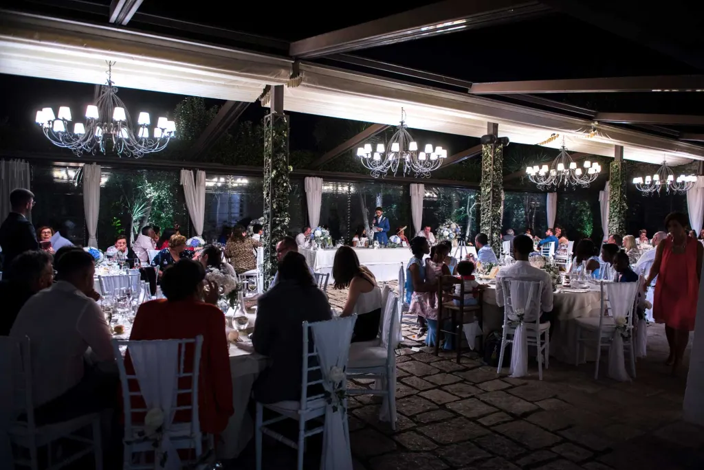 Wedding banquet at Villa Eva in Ravello