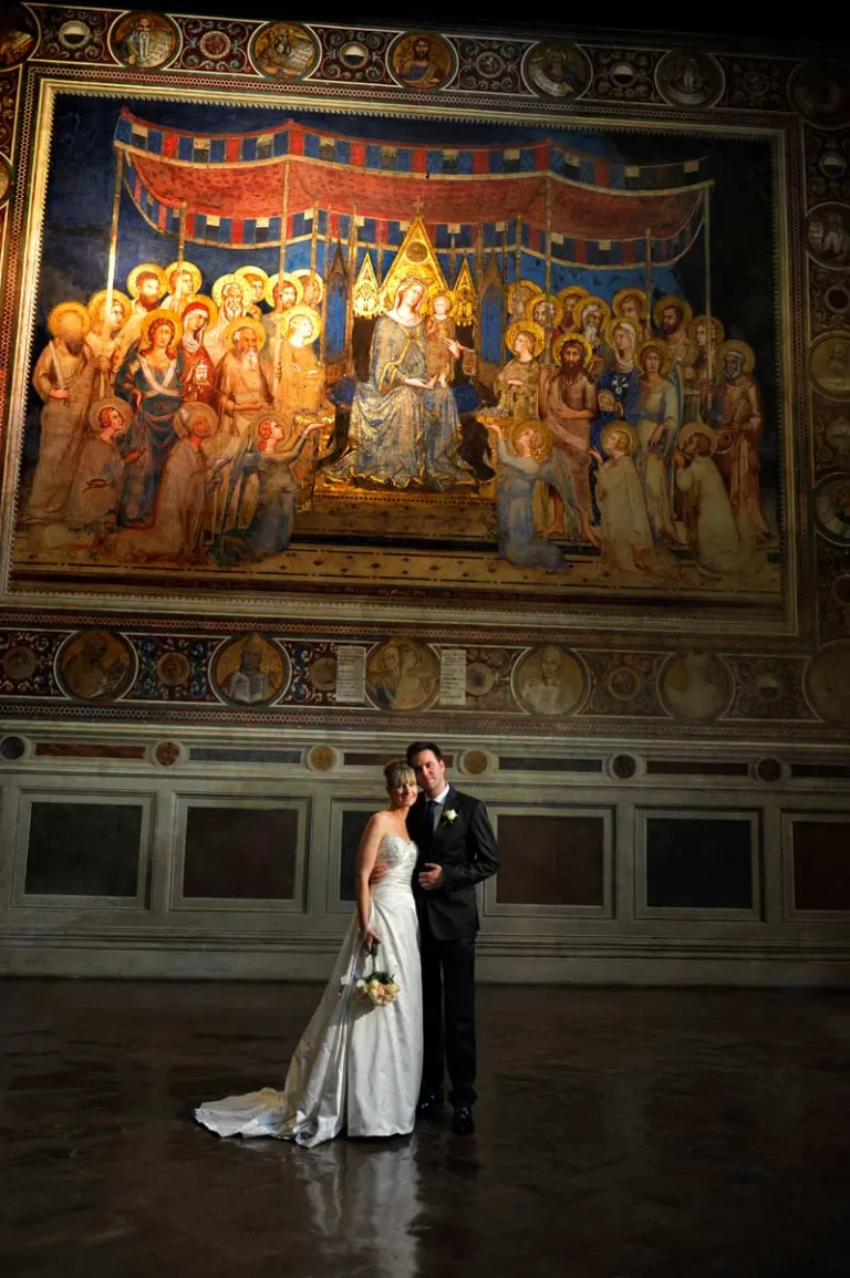 Wedding at Siena town hall