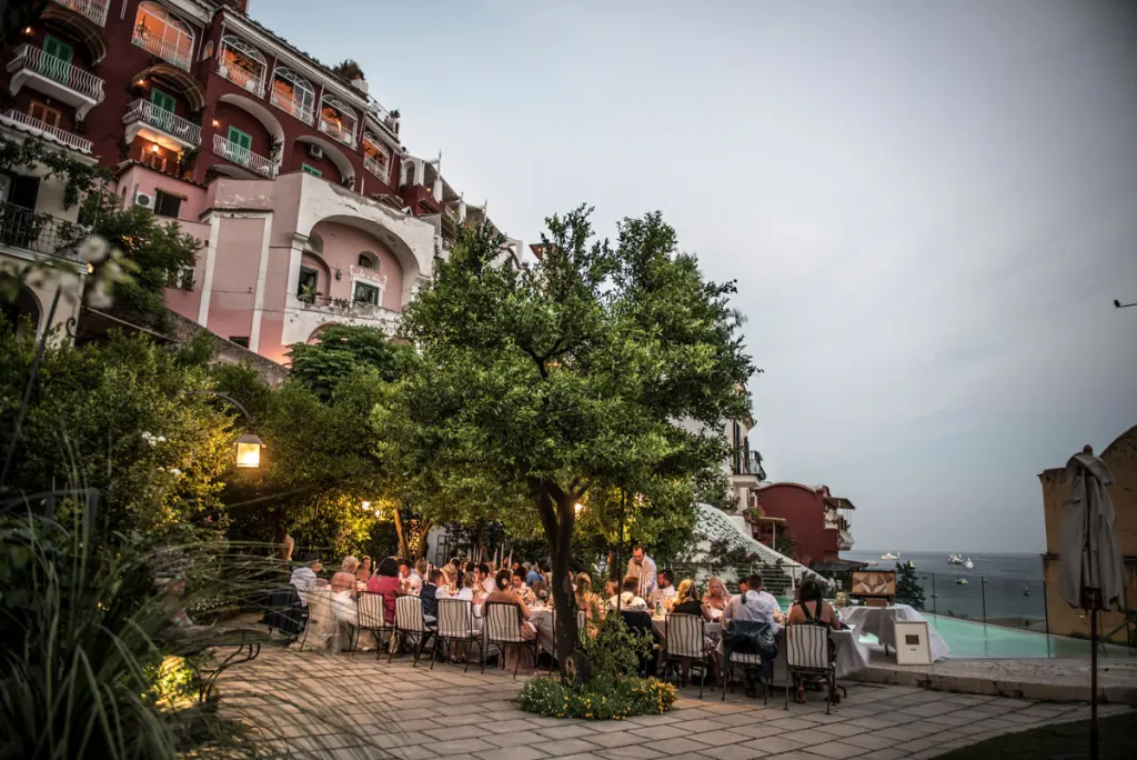 Wedding venue terrace in Positano