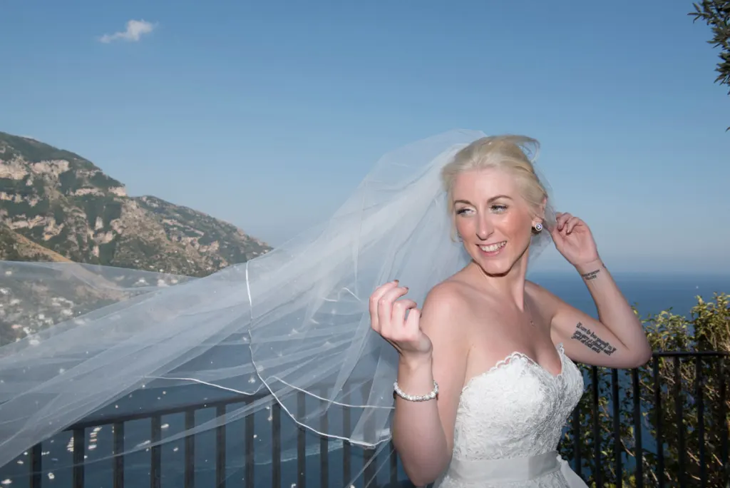 Bride in Positano